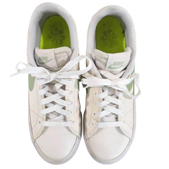 Nike Court Legacy Low Next Nature White Green Sneakers Women Size 7.5 DH3161-002 - Picture 4 of 10